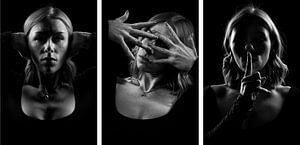 Portrait Hear, See &amp ; Silence