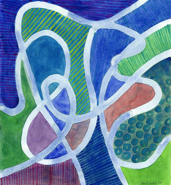 Curved Paths  von Heidi Capitaine