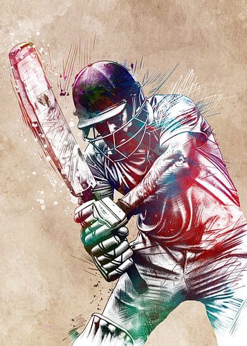 Cricket sport kunst #cricket