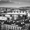 Prague en noir et blanc sur Henk Meijer Photography