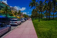 Colourful art deco style at Miami Beach!