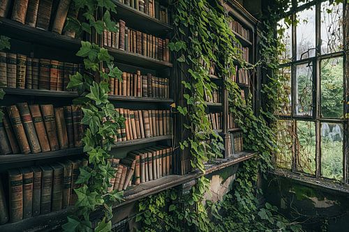 Lost Places : Bibliothèque