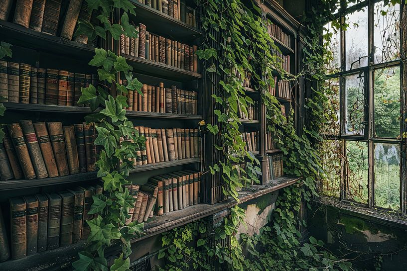 Lost Places: Bibliothek von Poster Art Shop