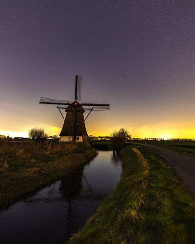 Oude Doornse Molen in de Nacht