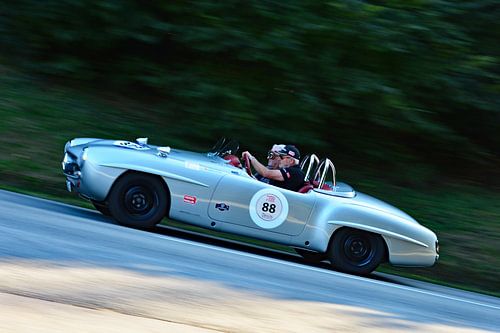 Mercedes 190 SLR on the mountain - Eggberg Klassik 2019