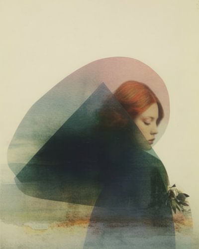 Collage "Rainbow queen"