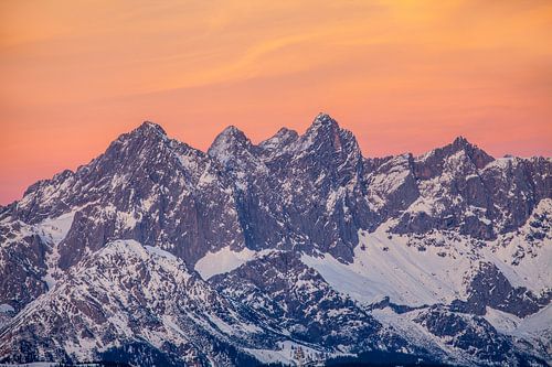 Ambiance matinale dans les montagnes du Dachstein