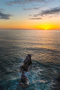 Sonnenuntergang auf La Palma II von Paul Oosterlaak
