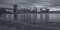 New York Skyline - Brooklyn Bridge (10) van Tux Photography thumbnail