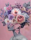 Sweet embrace on grey by Bianca ter Riet thumbnail