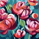 Bold Tulips van Jacky thumbnail