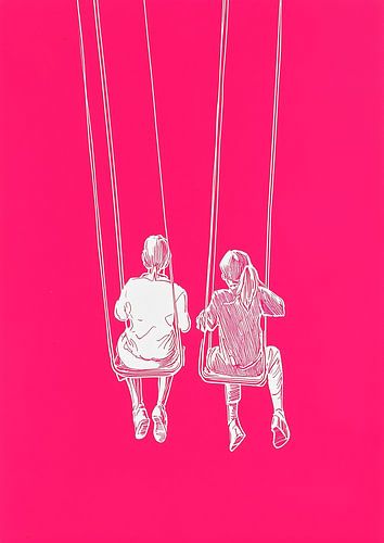 Swing in pink