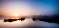 Sonnenaufgang Haaksbergerveen von Lex Scholten Miniaturansicht