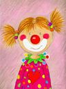 Pepina the little clown girl by Sonja Mengkowski thumbnail