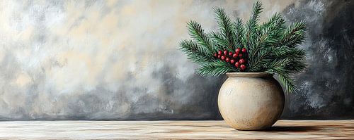 Branches de pin vert