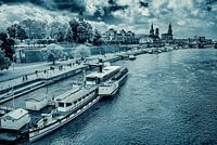 Dresden - Historische Alstadtkulisse am Terrassenufer
