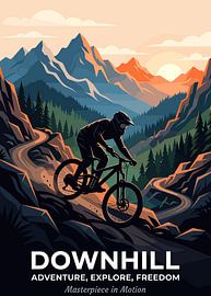 Downhill Descent by cotto art