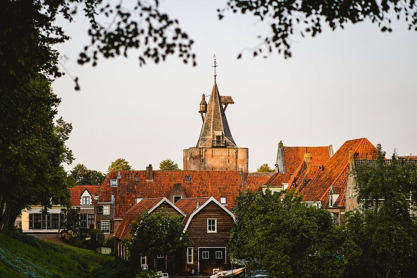 Blick auf das Vischpoort in Elburg von Van Kelly's Hand