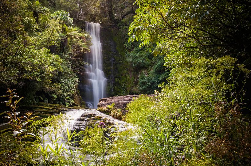 waterfall in the green by Guy Lambrechts Photography