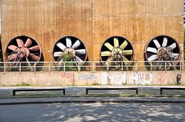 Colorful ventilators by Arthur Wijnen