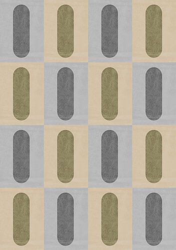 Japandi Balance Abstract in natuurlijke kleuren