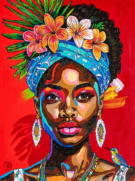 L'œil de la lumière tropicale par Happy Paintings / Renata Rolefes