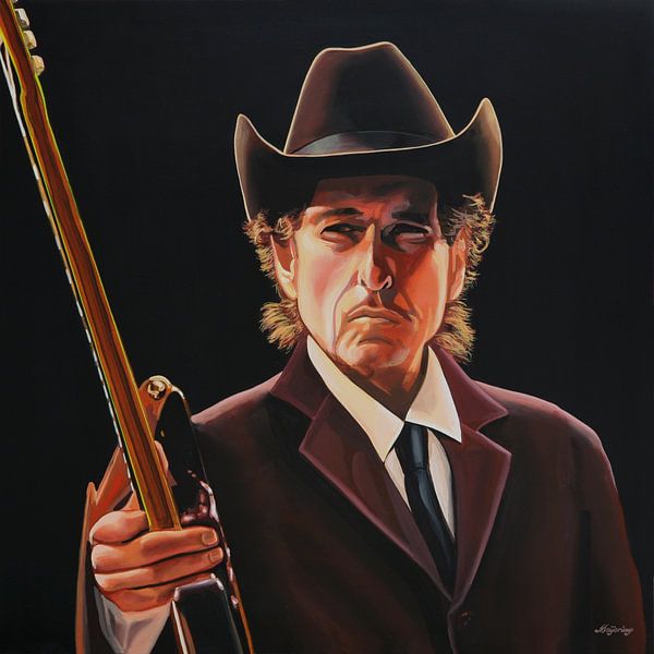 Bob Dylan Gemälde  von Paul Meijering