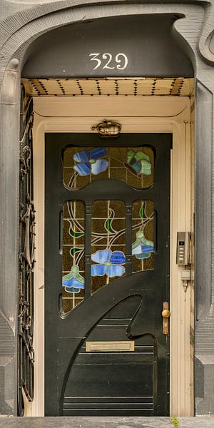 Art Nouveau number 329 in Amsterdam. by Alie Ekkelenkamp