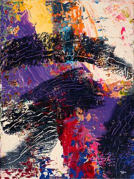 Purple Love | Abstract Art van ART Eva Maria