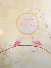 Cherryblossoms, Birds & the Sun