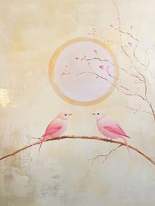 Kirschblüten, Vögel & die Sonne