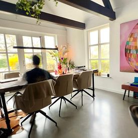 Klantfoto: Disco Pasen van Kunstkabinet, als artframe