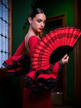 Flamenco dancer by Eric Sweijen