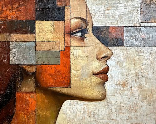 Frauenporträt | Mosaik der modernen Weiblichkeit