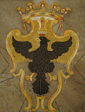 Marmeren wapen / Coat of arms, St. John's Co Cathedral, Valletta, Malta van Maurits Bredius