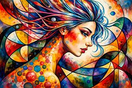 Woman, Picasso-style