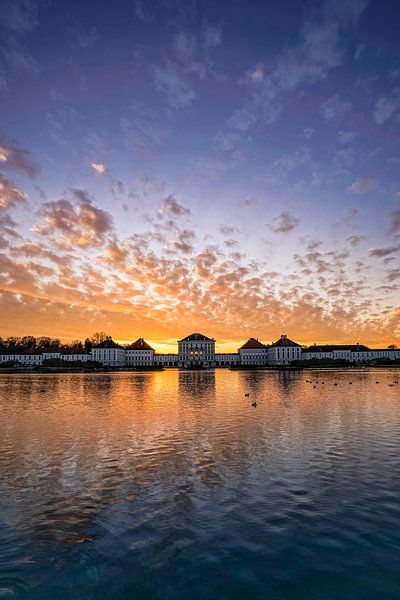 Zonsondergang Nymphenburg Paleis van Rafaela_muc