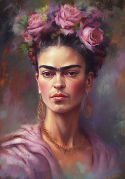 Frida poster art print by Niklas Maximilian