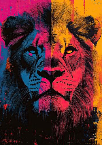 Lion "Ruler of the steppe: The lion in its splendour"