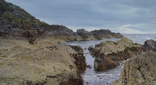 Landschap bij Bow Fiddle Rock
