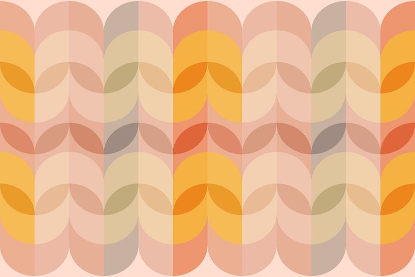 Mid-century Bauhaus geometry, modern and abstract by Mad Dog Art
