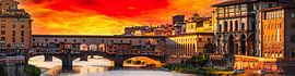 Zonsondergang in Florence