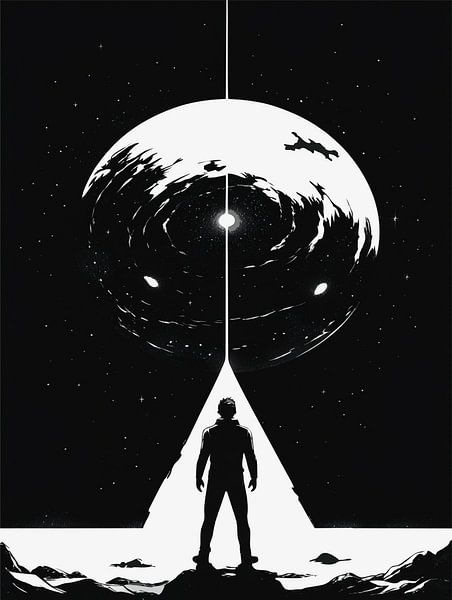 L'éveil cosmique par ink art