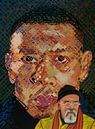 Peinture de Chuck Close par Paul Meijering Aperçu