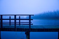cold morning at the waterfront