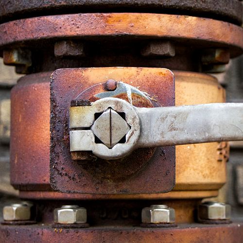 rusty, no longer in use..........square format