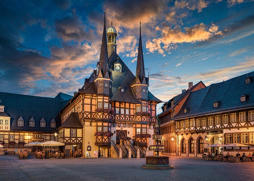 Stadhuis van Wernigerode van Michael Abid