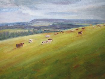 Bohemian Landscape. 50x70cm.