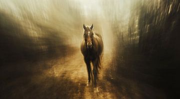 Paarden van fernlichtsicht