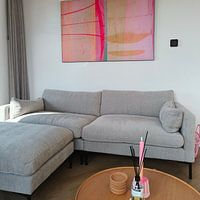 Kundenfoto: Moderne Abstraktion in Neon- und Pastellfarben von Studio Allee, als artframe